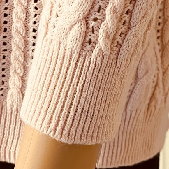 AMERICAN EAGLE 🦅 Pink Cable Knit Women’s Sweater XS - Picture 9 of 11